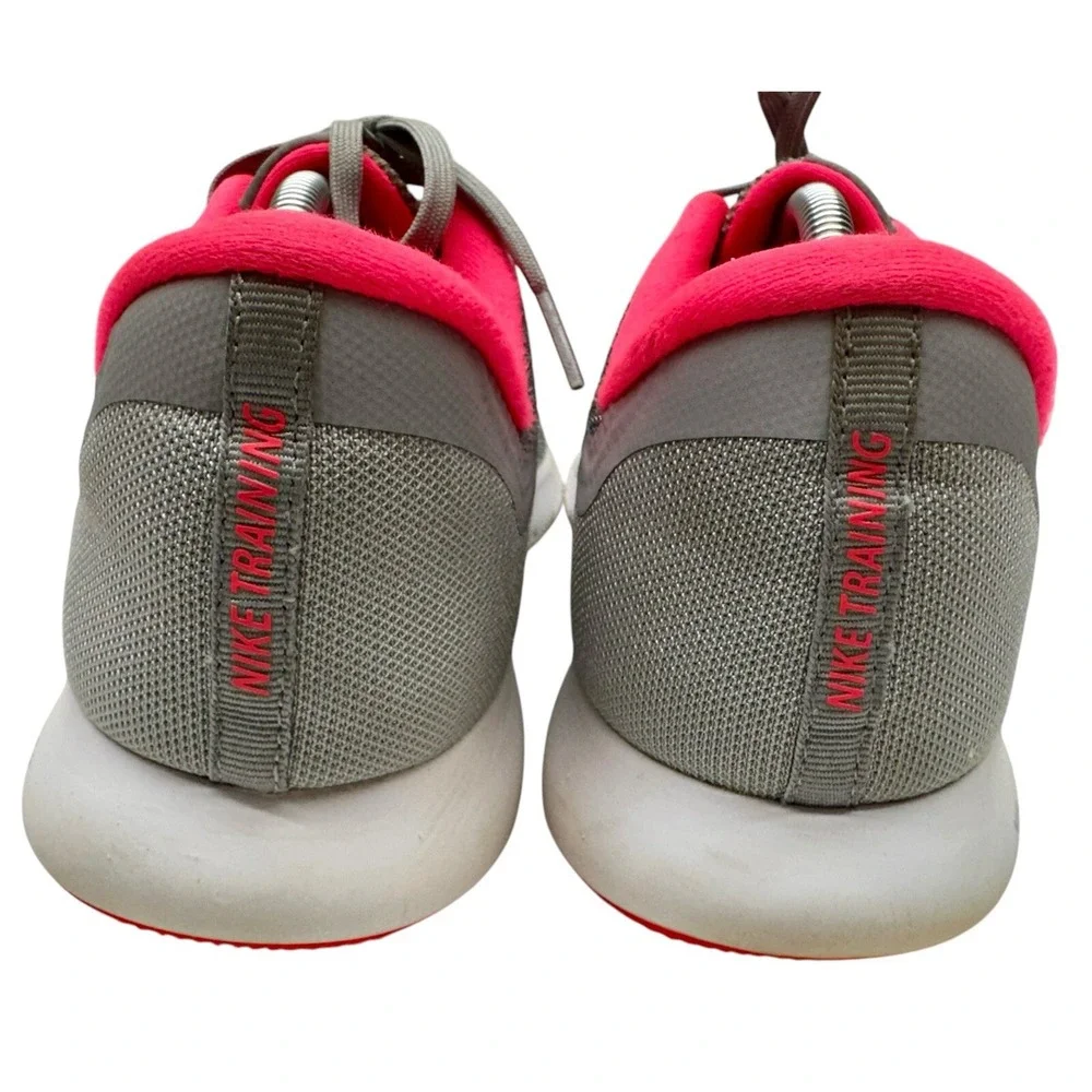 Nike Flex Trainer TR 7 898479-006 Gray‎ Pink Womens Running  Sneakers Sz 11.5